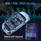 [8Core 4G+64G ] Car Radio for Jeep Grand Cherokee 2014-2017: 10.1" Touch Screen Car Stereo Android 13 Upgrade with Wireless Carplay Android Auto 5GWifi Bluetooth GPS Backup Camera FM/RDS Radio