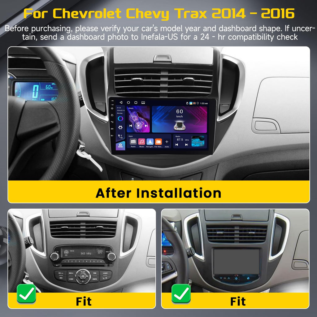[4G+64G]Android Car Radio for Chevrolet Chevy Trax 2014-2016 with 5Ghz WiFi