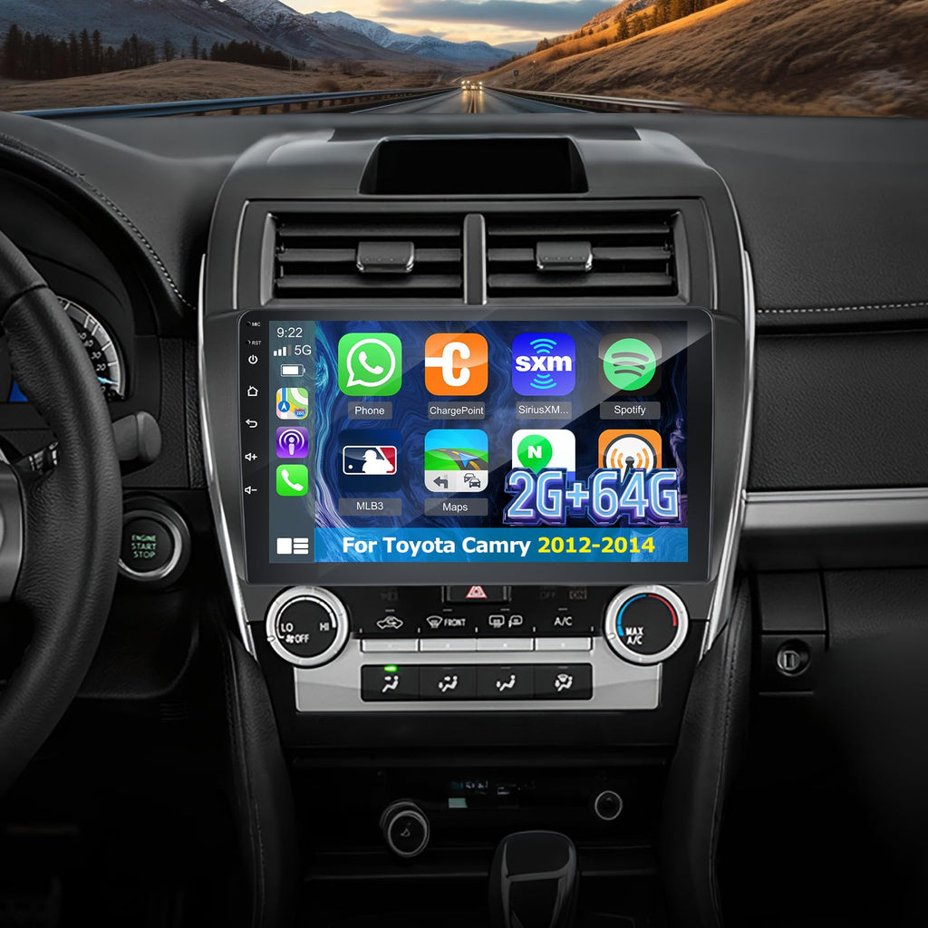 [Upgrade 4 Core 64G] Volxcereo Car Radio for Toyota Camry 2012 2013 2014