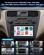 4+64G Upgrade Car Stereo Radio for Honda Accord 1990-2002