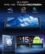 8 CORE 6G+128G Android 15 Car Radio for Honda Accord 8th 2008-2012