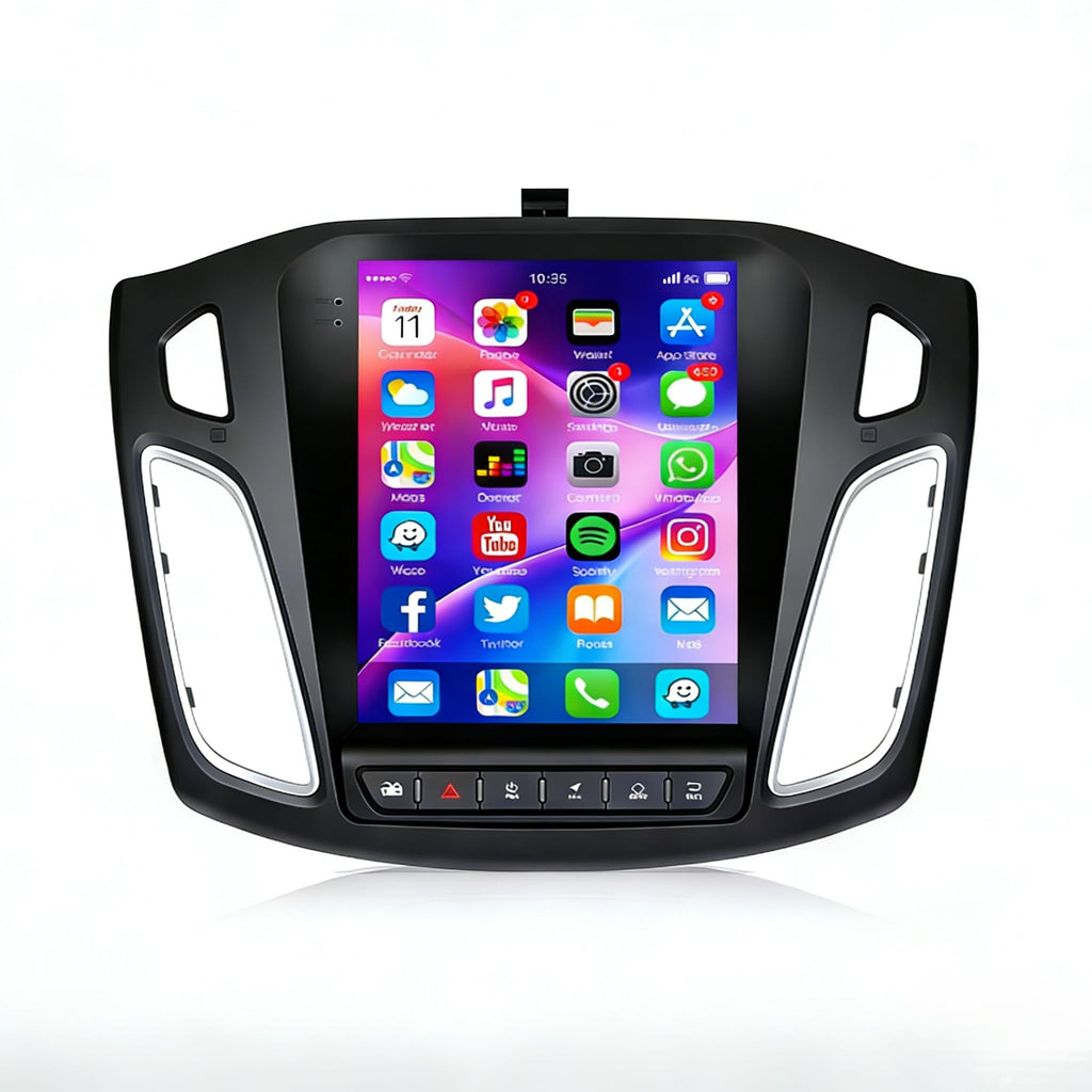 Double Din Car Stereo Radio 9.7" Touch Screen Compatible for 2012-2018 for Ford Focus GPS Navi for Android 13 Car Stereo 2+32GB