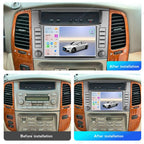 8 Core 6+128G Radio for Toyota Land Cruiser 100 LC100 1998-2007 with Wirelessly Carplay Android Auto,8" Touchscreen Multimedia Player/DSP/5G WiFi/FM/SWC/AHD Camera