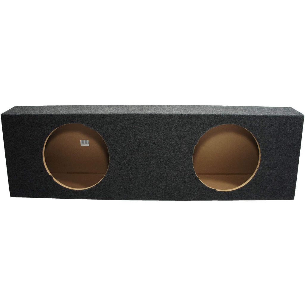 American Sound Connection Bundle Compatible with Universal 43C124 Dual 12" Vehicle Loaded Sub Box Enclosure