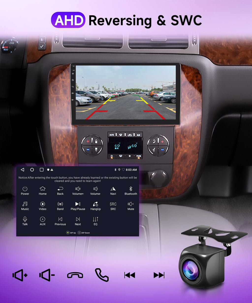 Rimoody Android 15 Car Stereo Radio for Chevy Silverado 2007-2013