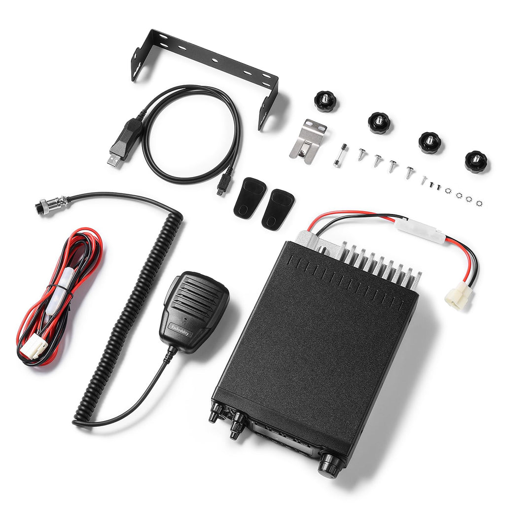 Radioddity QT80 10 Meter Mobile Ham Radio SSB/AM/FM/PA 80W, CTCSS/DCS