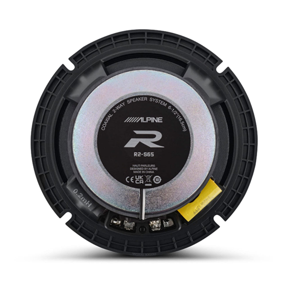 Alpine Two Pairs of R2-S65 Type R High-Resolution 6.5" Coaxial Speakers