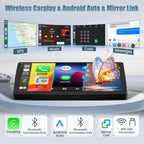 10 Inch Android 14 Car Stereo Radio for Ford Transit Custom 2020 2021 2022 2023 2024 with Wireless Carplay Android Auto Touchscreen Radio GPS Navi Bluetooth FM RDS SWC+ Backup Camera, 2+32G