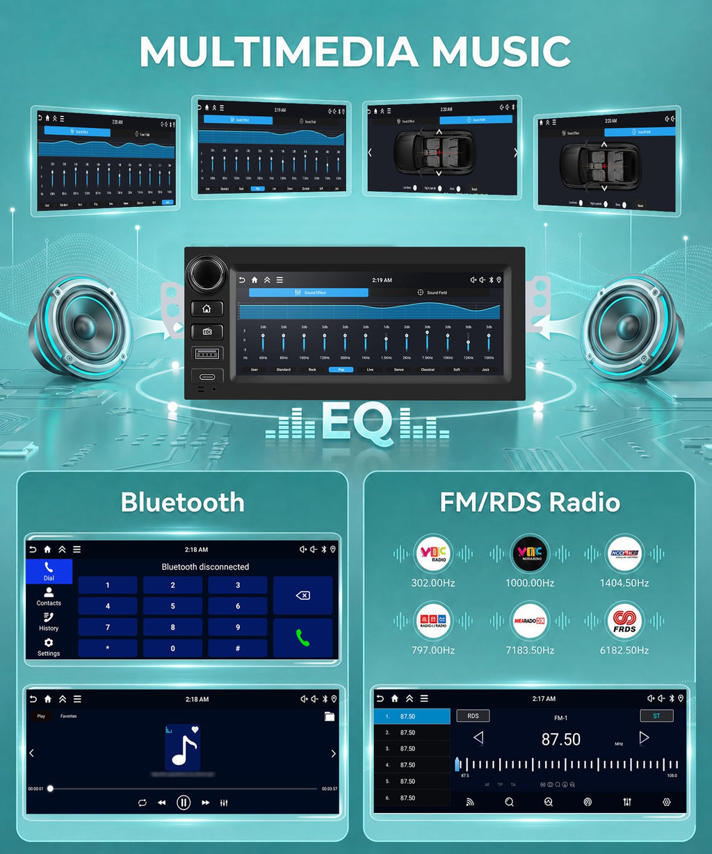 Car Stereo Radio for Chevrolet Silverado Suburban Tahoe Astro GMC Sierra Yukon Safari Savana 6.86 Inch IPS Touchscreen Android 15 4GB+64GB Wireless Carplay Android Auto GPS BT FM RDS Split Screen