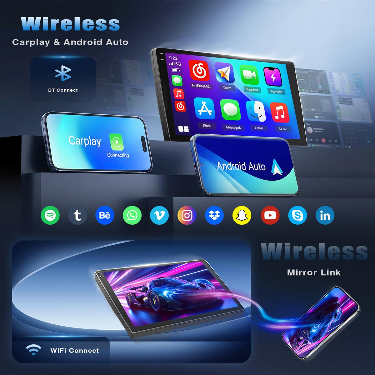 [4G+64G]Android Car Radio for Chevrolet Chevy Trax 2014-2016 with 5Ghz WiFi