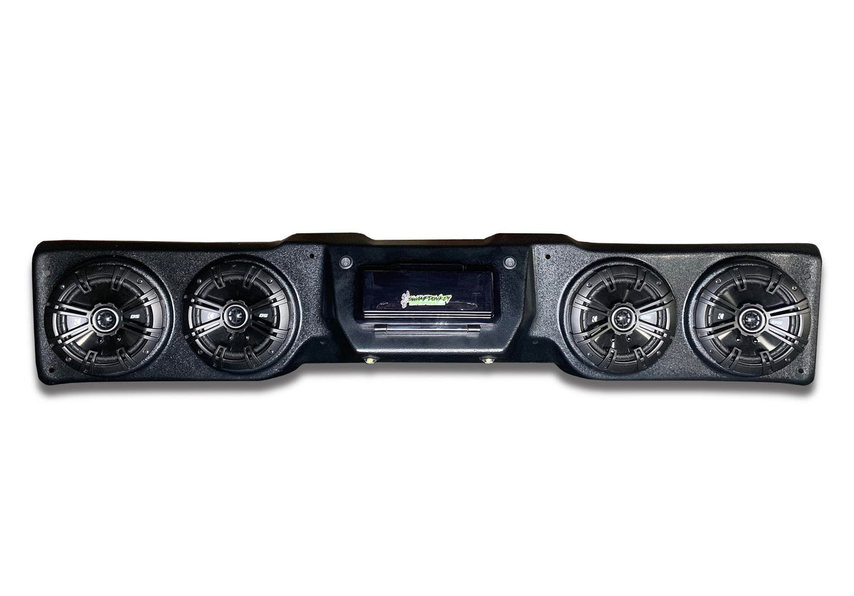 Swamp Donkey-Stereo Radio soundbar Compatible with can am Defender Limited Stereo Radio utv Side by Side with Mirror
