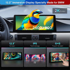 XTRONS 12.3 Inch Qualcomm Snapdragon 680 Android 14 Car Stereo for BMW E90/E91/E92/E93/M3 (2009-2012) CIC System, IPS Touch Screen 8+128GB Car Radio GPS Navigation Support DVR Backup Camera