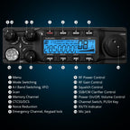 Radioddity QT80 10 Meter Mobile Ham Radio SSB/AM/FM/PA 80W, CTCSS/DCS