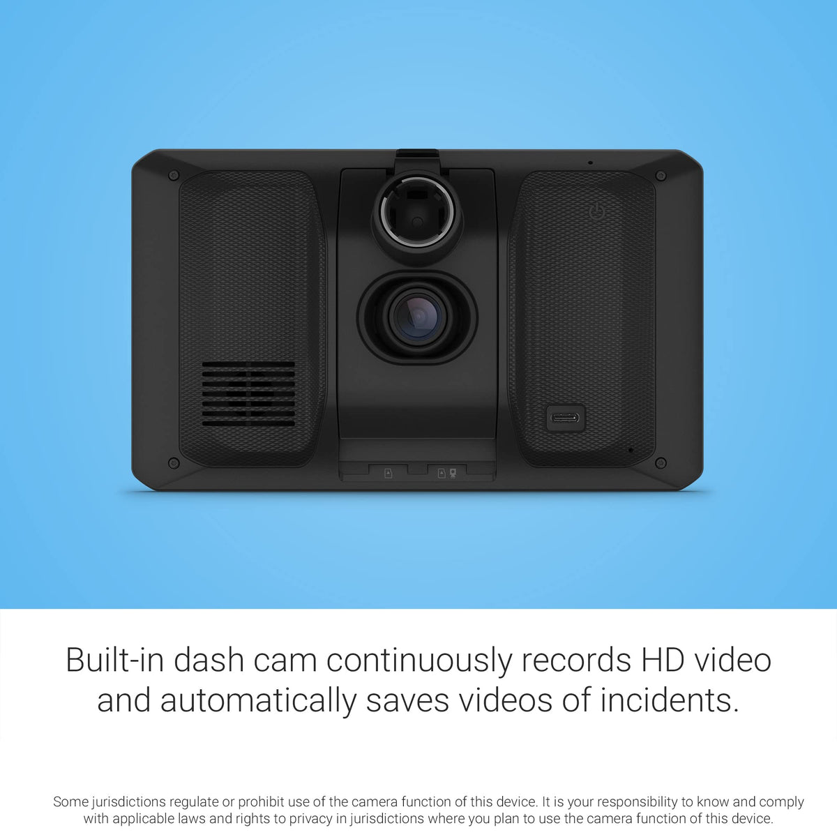Garmin RV Cam 795, Large, Easy-to-Read 7" GPS Navigator, Built-in Dash Cam, Automatic Incident Detection, Custom RV Routing, High-Resolution Birdseye Satellite Imagery (Renewed)