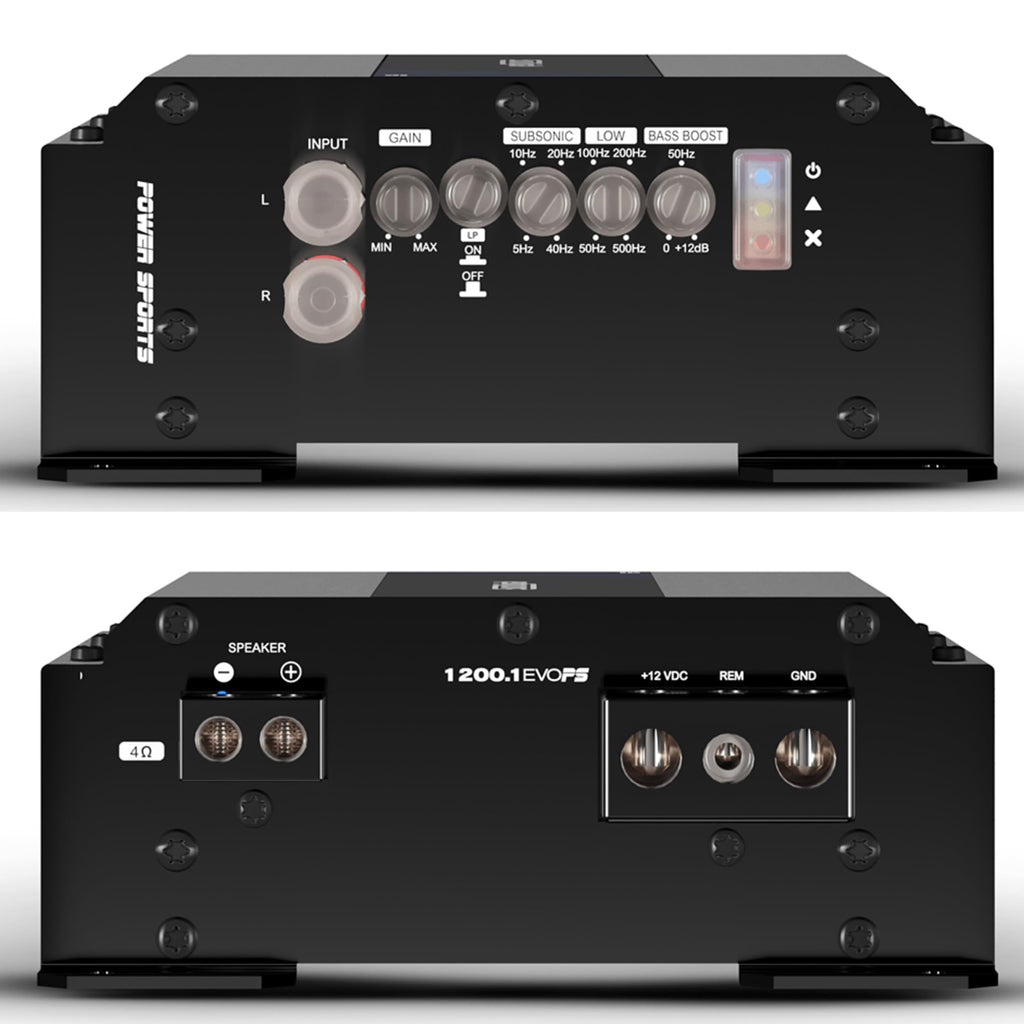 SounDigital EVOPS Power Sports 1200.1-4 Ohm Monoblock 1200W RMS Weather Proof Amplifier