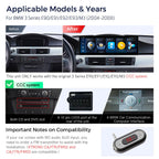 XTRONS 14.9 Inch Android 14 Car Stereo for BMW E90 E91 E92 E93 (2004-2008) CCC System, 2K IPS Touch Screen 4+64GB Global 4G Car Radio GPS Navigation Support Wireless Car Play Android Auto