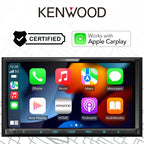 KENWOOD DDX9707S 6.95" Capacitive Touch Screen DVD Multimedia Receiver with Apple CarPlay & Android Auto