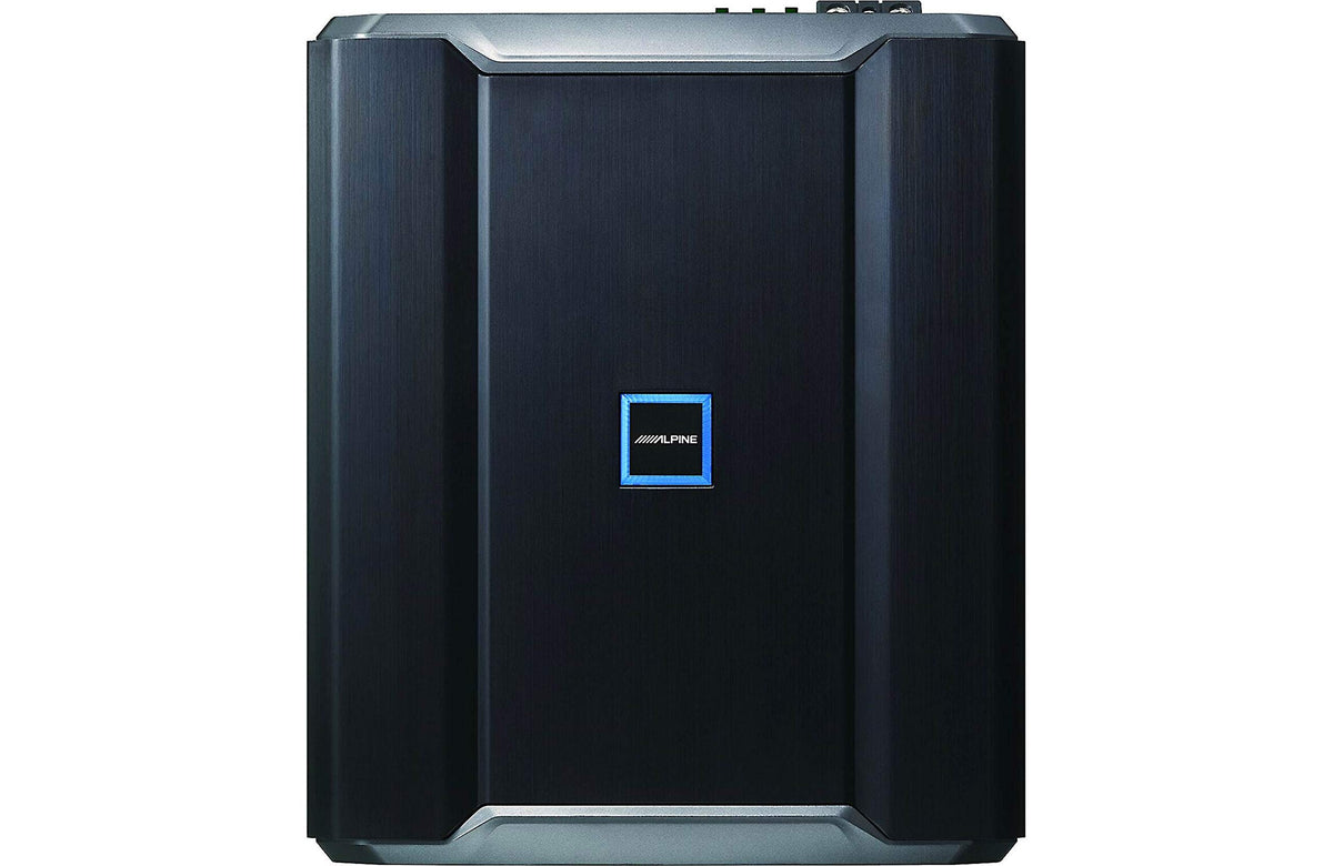 Alpine R-A90S R-Series 6/5/4/3 Channel Power Amplifier with Staggered Power W/Alpine RUX-KNOB.2 Remote Bass Level Control