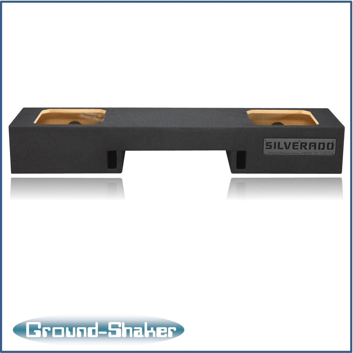 Chevy Silverado Extended Cab 1999-2006 Dual Sub Box Subwoofer Enclosure (Solo BARIC PORTED, 12")