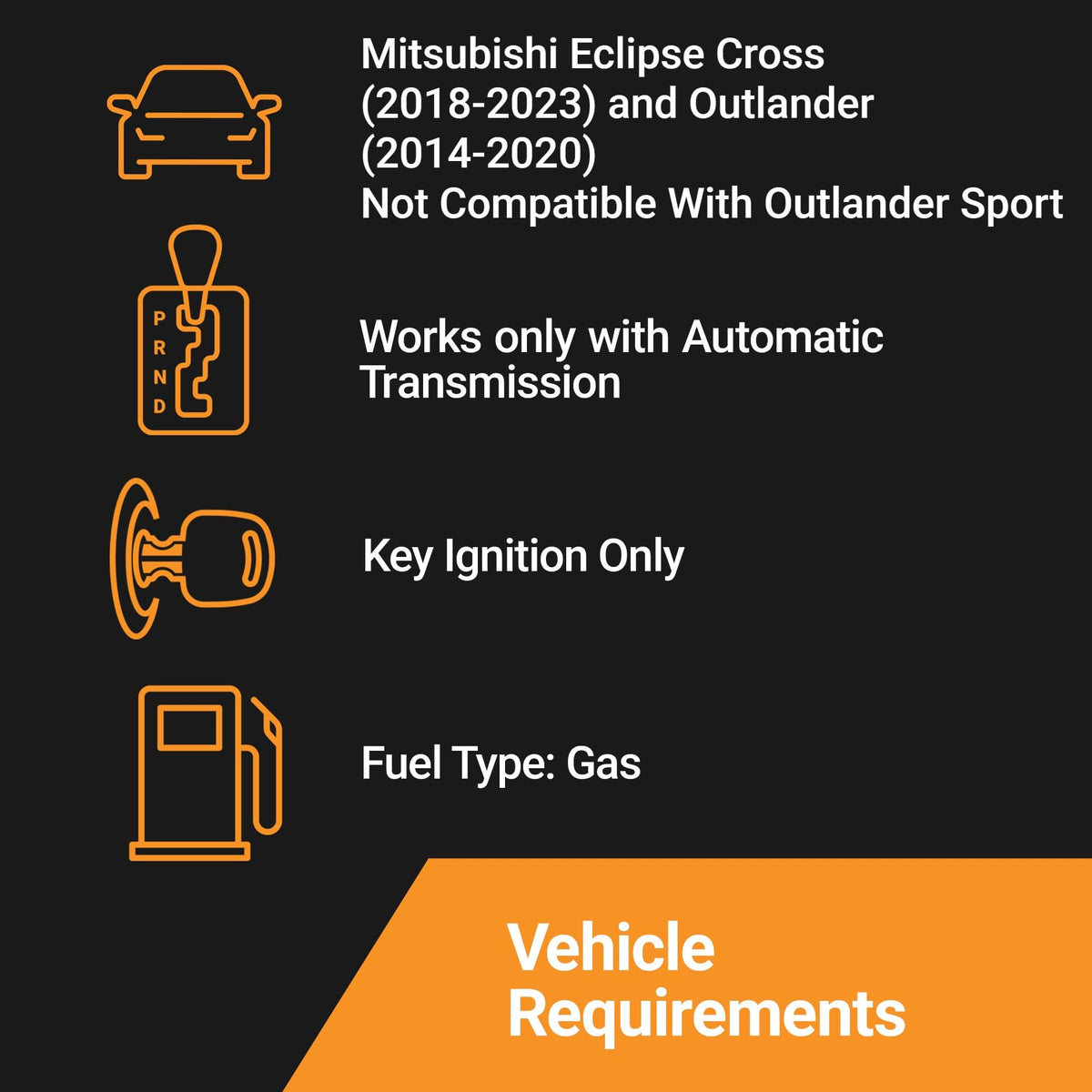 Start-X Remote Starter Kit for Select Mitsubishi Eclipse Cross & Outlander