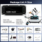 6.86 Inch Android 15 Car Stereo Radio for Dodge Stratus 2001-2006