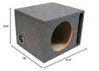 KICKER 43C154-N Comp C15 Single 15" Subwoofer with Vented Port Box 4 Ohm