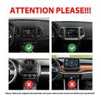 for Jeep Compass 2018-2020 Car CarPlay Android Auto Navigation Stereo GPS Radio Reverse Camera Display 10.33" QLED Touchscreen Headunit Tablet Pad Media Player, if Applicable Octa Core 6G+128G