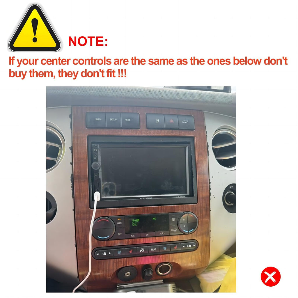 Android 13.0 Double Din Car Stereo for Ford Expedition 2007-2014 9 Inch HD Touch Screen Car Audio Multimedia Receiver with Carplay Android Auto GPS Radio Navigation Bluetooth Camera(2G+32G)
