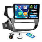 SIXTOP 4G+128G Android Car Stereo for Mitsubishi Outlander 2014-2019 Wireless CarPlay Android Auto, 10.1" InCell 1280 * 720 Touchscreen,GPS Navigation,Bluetooth 5.0, FM/RDS, SWC, EQ + AHD Rear Camera