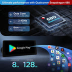 XTRONS 12.3 Inch Qualcomm Snapdragon 680 Android 14 Car Stereo for BMW E90/E91/E92/E93/M3 (2009-2012) CIC System, IPS Touch Screen 8+128GB Car Radio GPS Navigation Support DVR Backup Camera
