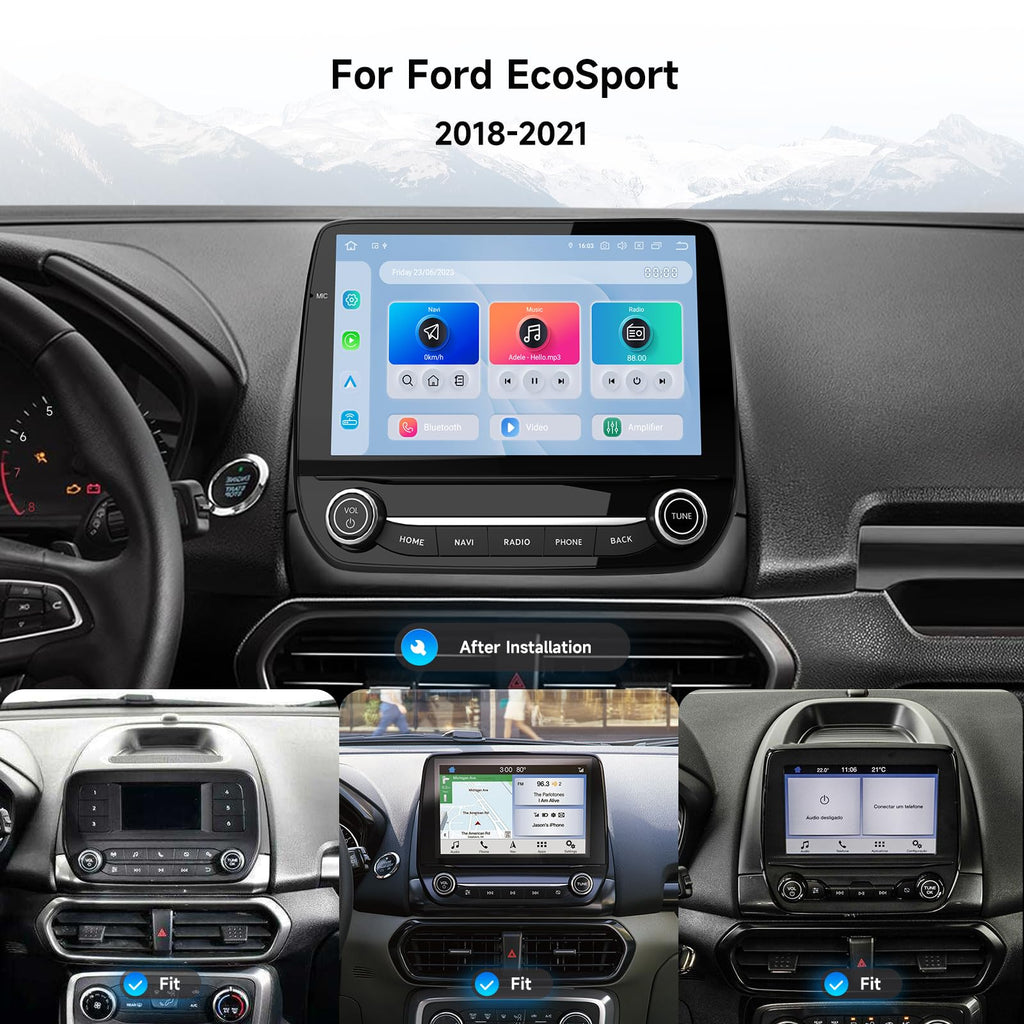 Dasaita 8GB+256GB Car Stereo for Ford EcoSport 2018 2019 2020 2021