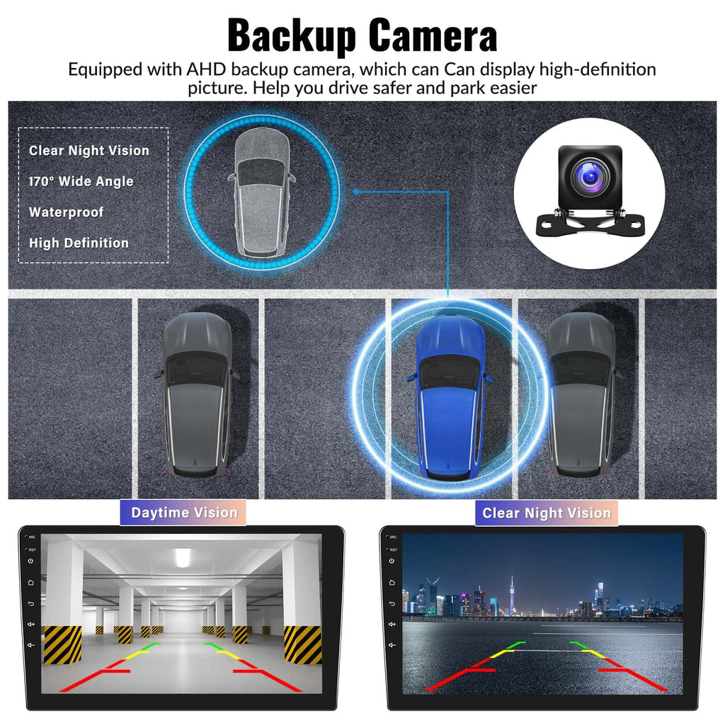 SIXWIN Android Car Play Screen for BWM Mini Cooper F55 2014-2019 9 Inch Touch Screen with CarPlay Android Auto Mirror Link Bluetooth FM 28UI Backup Camera GPS WiFi FM SWC MIC 2G+64G