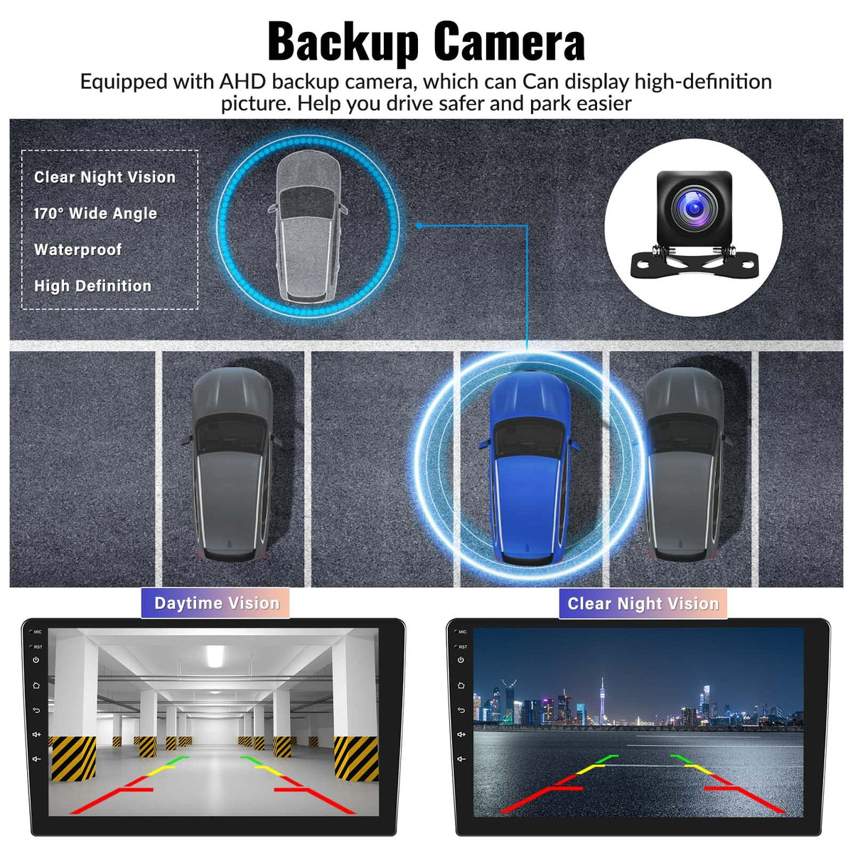 SIXWIN Android Car Play Screen for BWM Mini Cooper F55 2014-2019 9 Inch Touch Screen with CarPlay Android Auto Mirror Link Bluetooth FM 28UI Backup Camera GPS WiFi FM SWC MIC 2G+64G