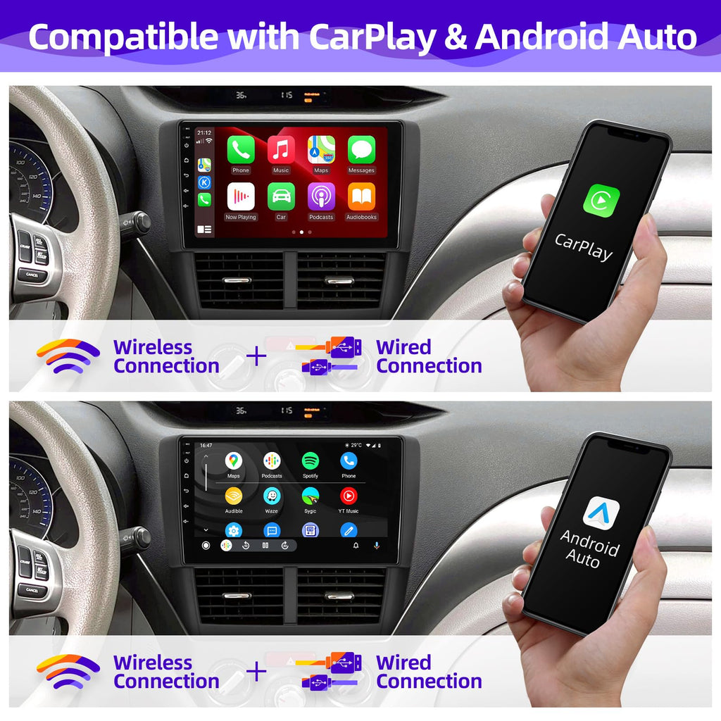 for Subaru Forester Impreza WRX 2008 09 2010 2011 2012 Radio Stereo Carplay
