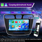 64G 5GWiFi Upgrade Car Radio for Chrysler 200 200C 200S 2011 2012 2013 2014, 9inch Touch Screen Accessories Replacement Stereo Wireless Carplay Android Auto Bluetooth GPS Navigation Backup Camera FM