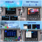 4+64GB Car Stereo Radio for Jeep Grand Cherokee 1999-2004