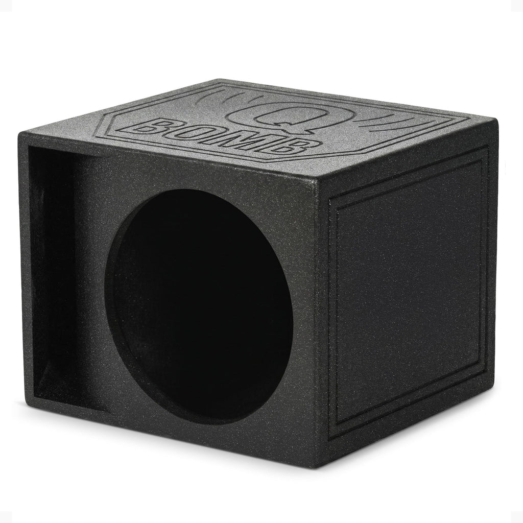 QPower QBOMB15HP Single 15" Vented Side-Ported Subwoofer Box, 32 Hz