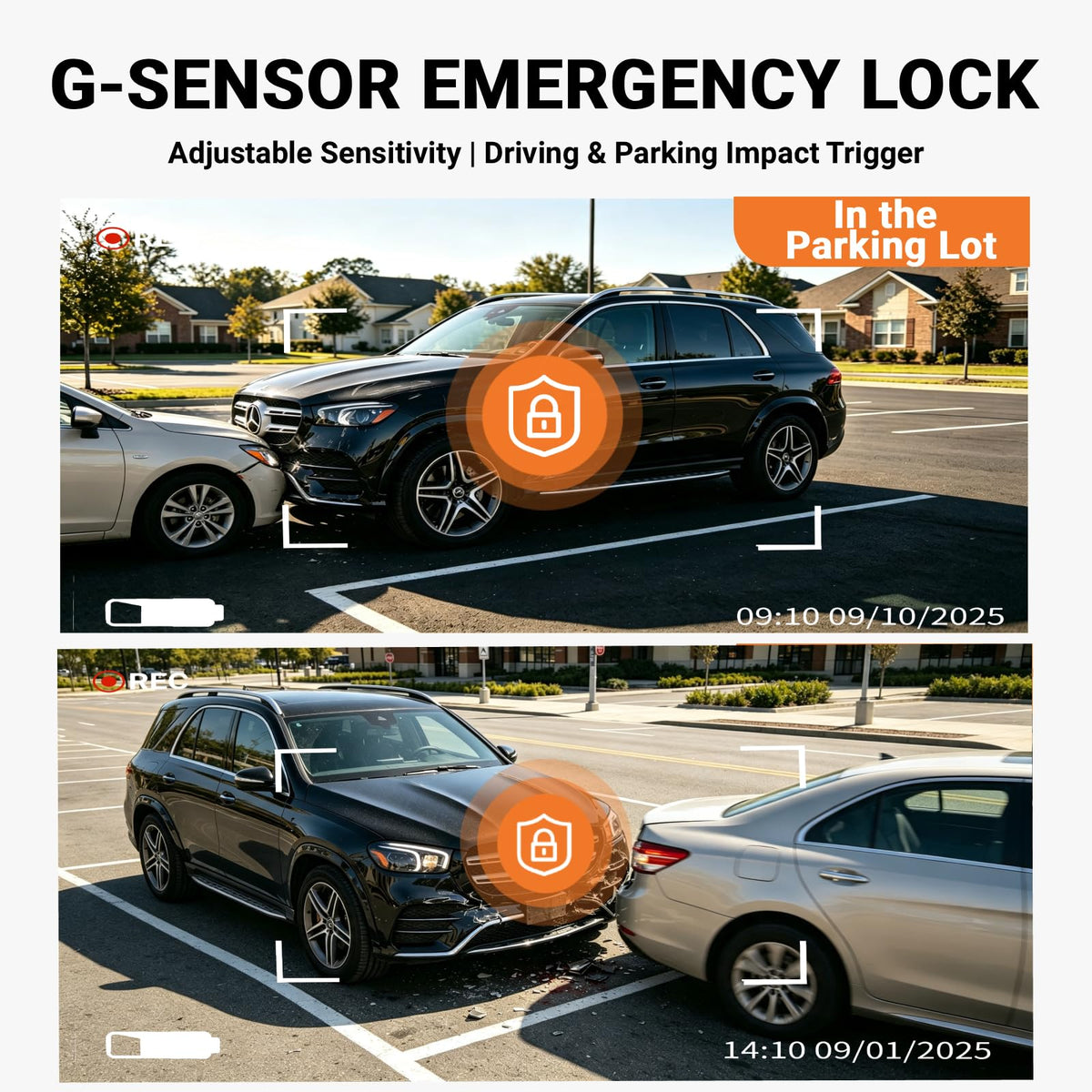 Mercedes-Benz 4K OEM-Style Dash Cam for 2020-2026 GLE/GLS(with Vent Hole)
