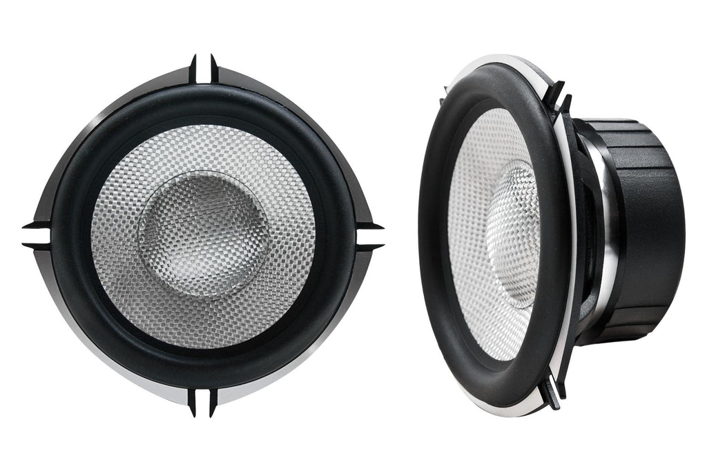 Earthquake Sound VTEK-MC5 500W 5.25-inch 2-Way Component Set with Tweeters and Passive Xovers,Black, Red, White, Gold, Grey
