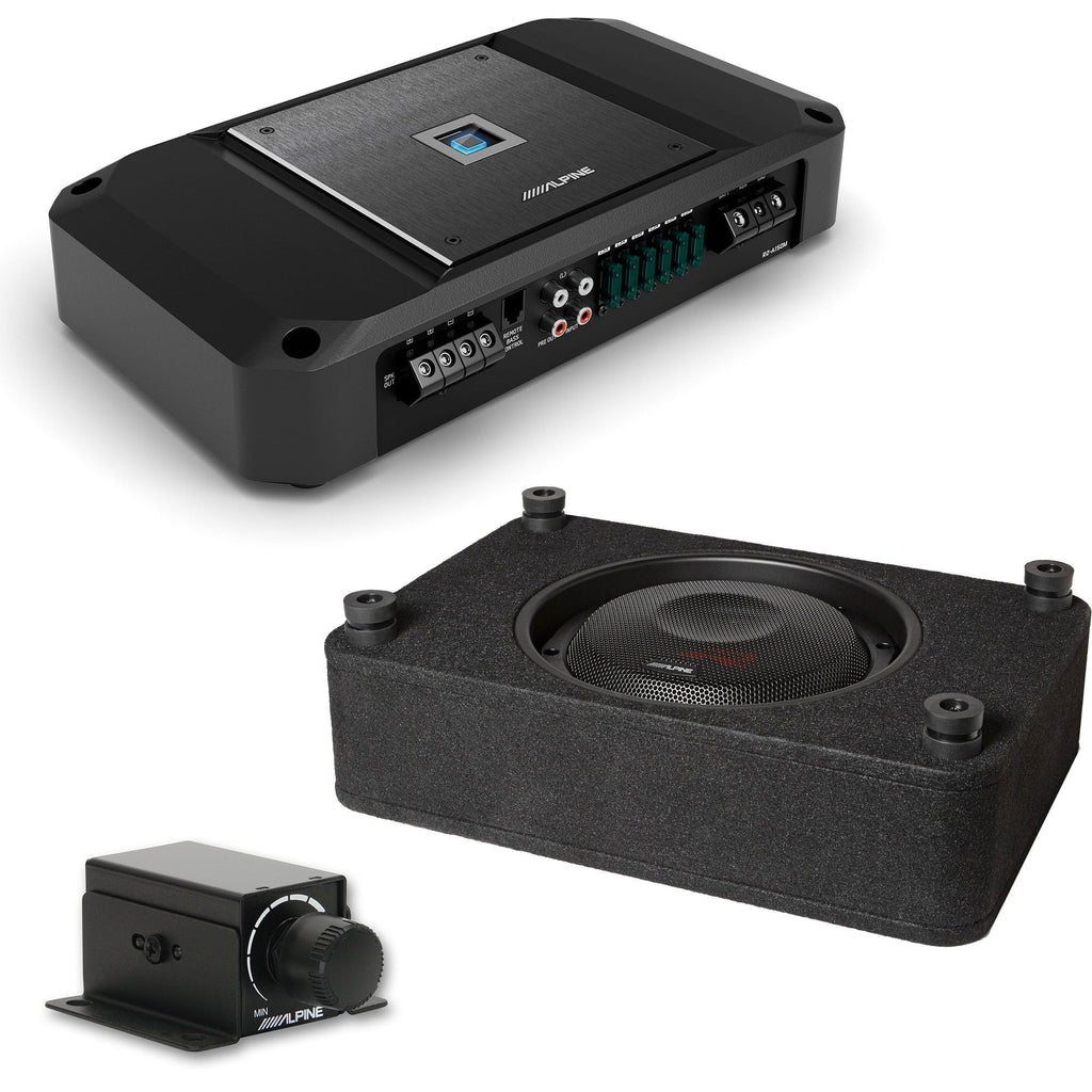 Alpine RS-SB12 12 in 2-Subwoofer R2-A150M Amp Bundle