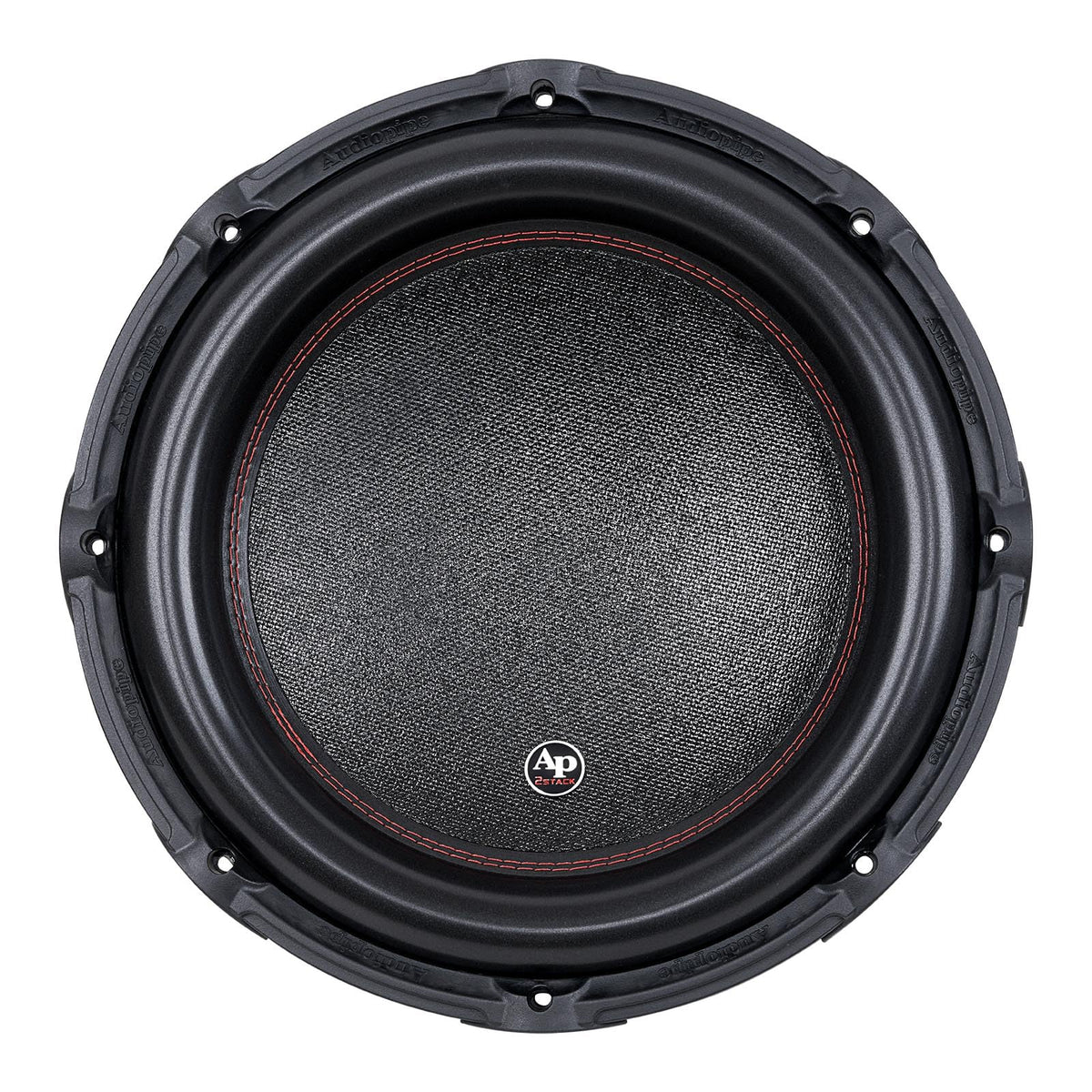 Audiopipe 15" Double Stack Composite Cone Subwoofer (TXX-BDC2-15), Superior Performance, 1800W Max Power, 3" BASV Dual Voice Coil, Aluminum Basket, Multi-Connect Terminals, Dual 4 Ohms