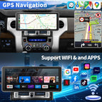 12.3 inch Car Radio for Toyota Tundra 2014-2021 Upgrade Carplay