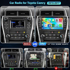 Updated Car Radio for Toyota Camry 2015 2016 2017 with Key & Fast Charging