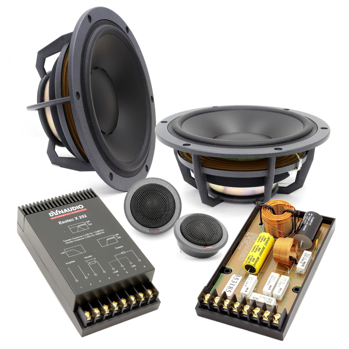 Esotec System 242 - Dynaudio 7" 2 Way Component Speakers