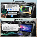 Car Radio Stereo for Lexus IS250 IS350 2006 2007 2008 2009 2010 2011 2012,10" QLED Touchscreen with Wireless CarPlay & Android Auto& Mirror Link,4G+64GB Fast Android 15 System