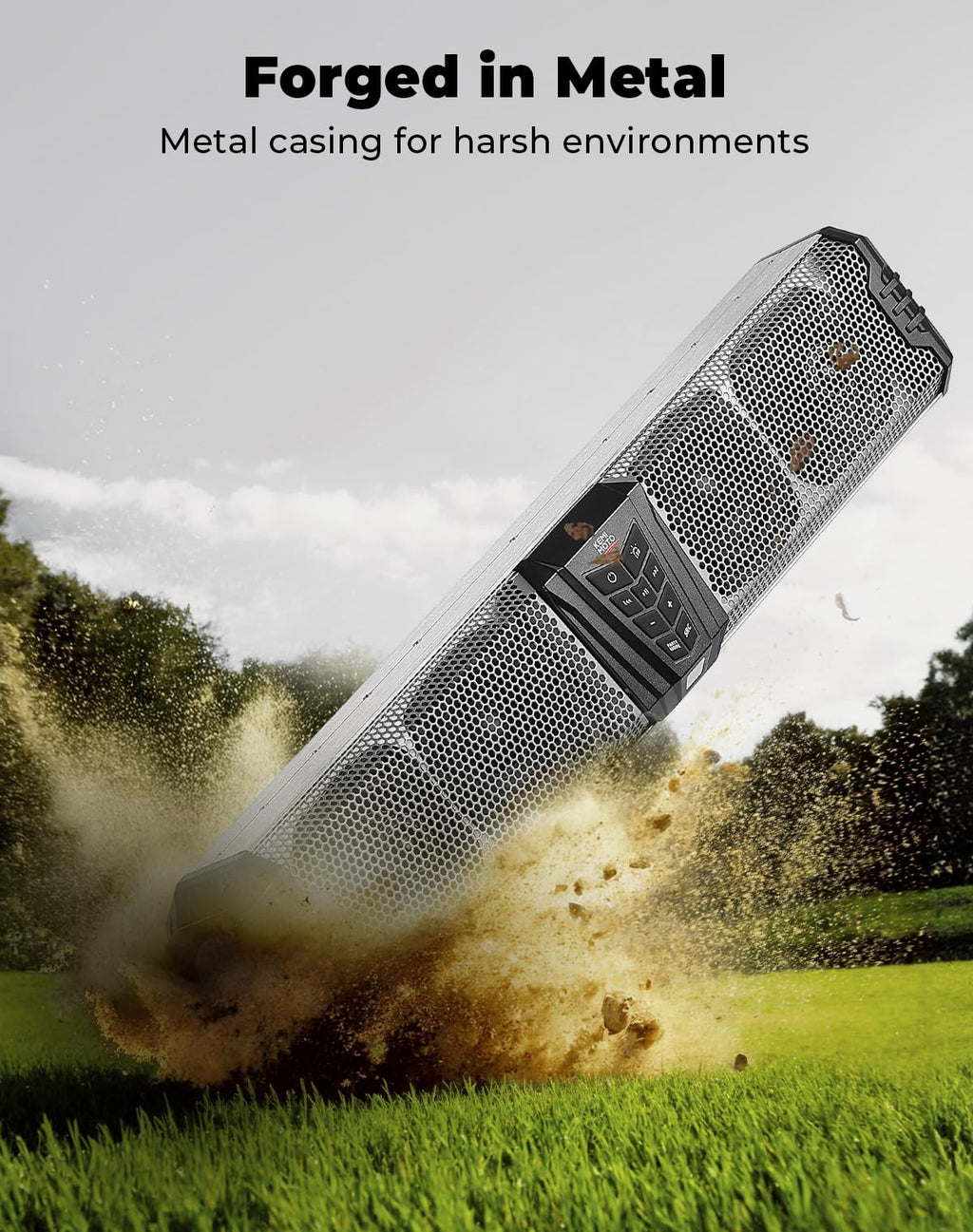 KEMIMOTO 2025 Midnight S60 26-inch UTV Sound Bar