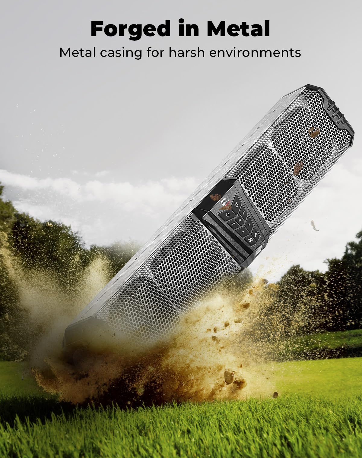 KEMIMOTO 2025 Midnight S60 26-inch UTV Sound Bar