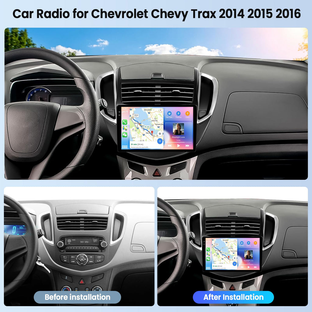【4+64G】 Android Car Radio for Chevrolet Chevy Trax 2014 2015 2016 Stereo