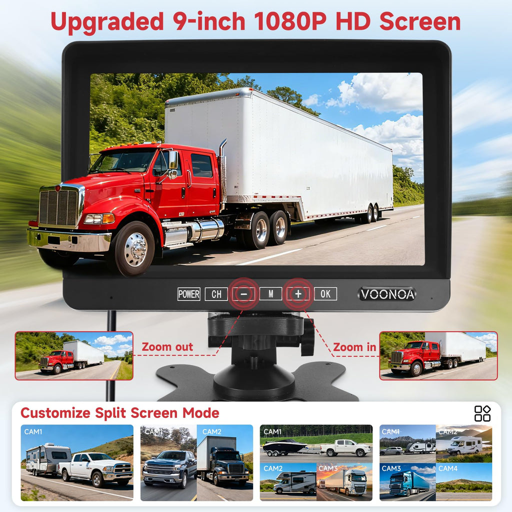 Wireless RV Backup Camera System, Backup Camera for Truck