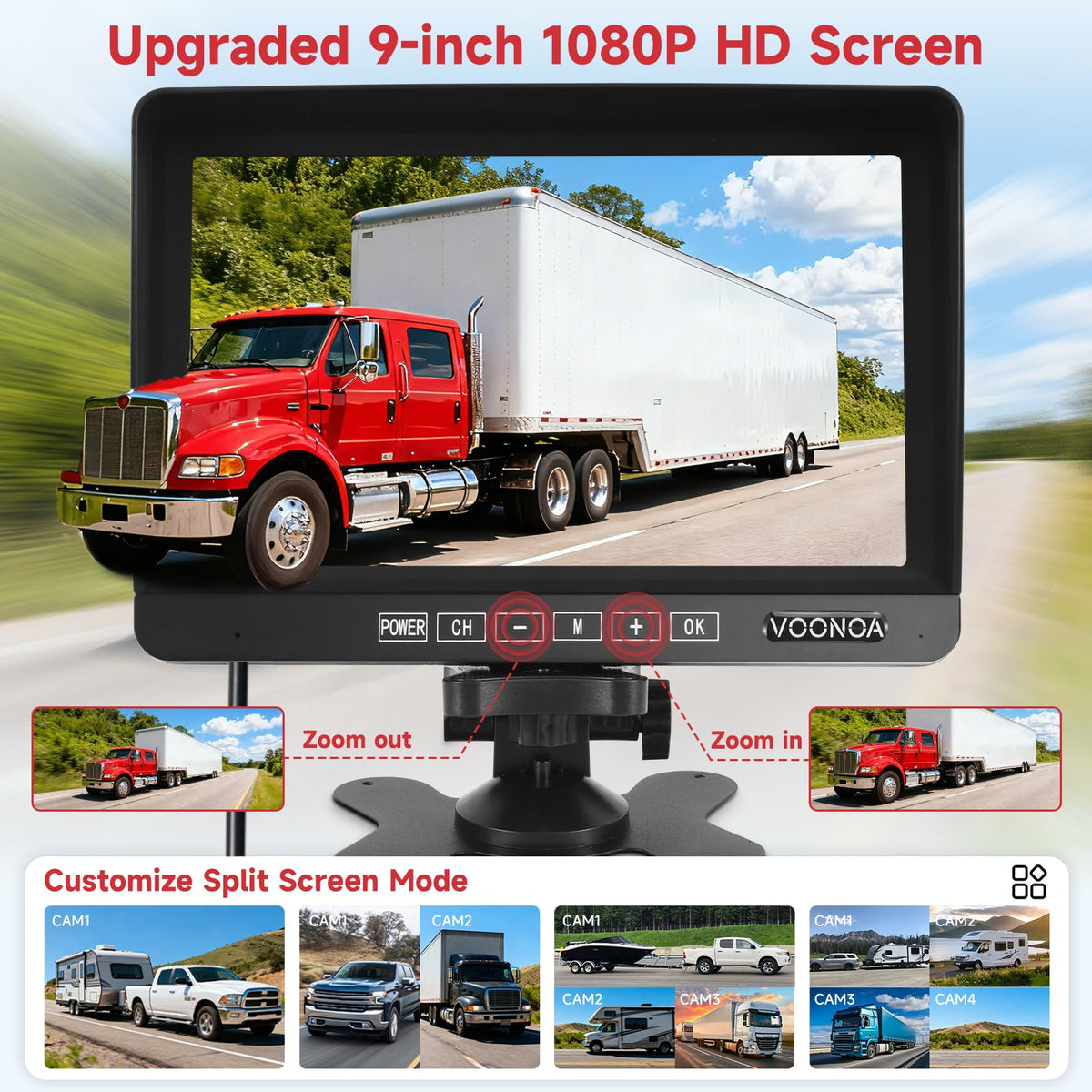 Wireless RV Backup Camera System, Backup Camera for Truck